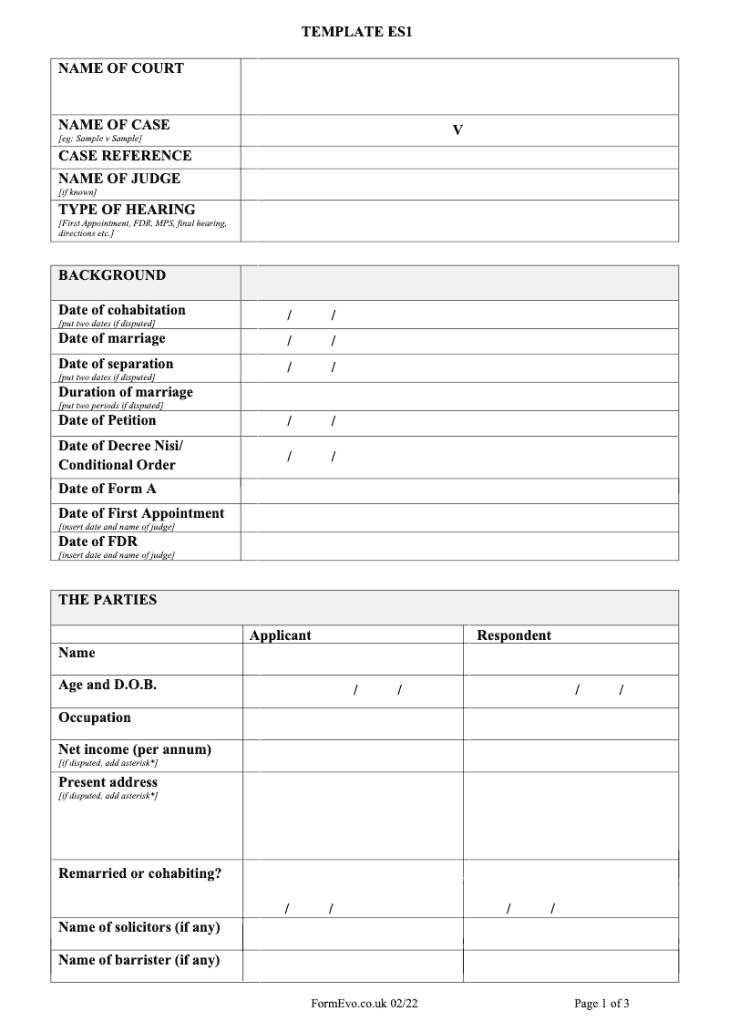 ES1 Composite Case Summary preview